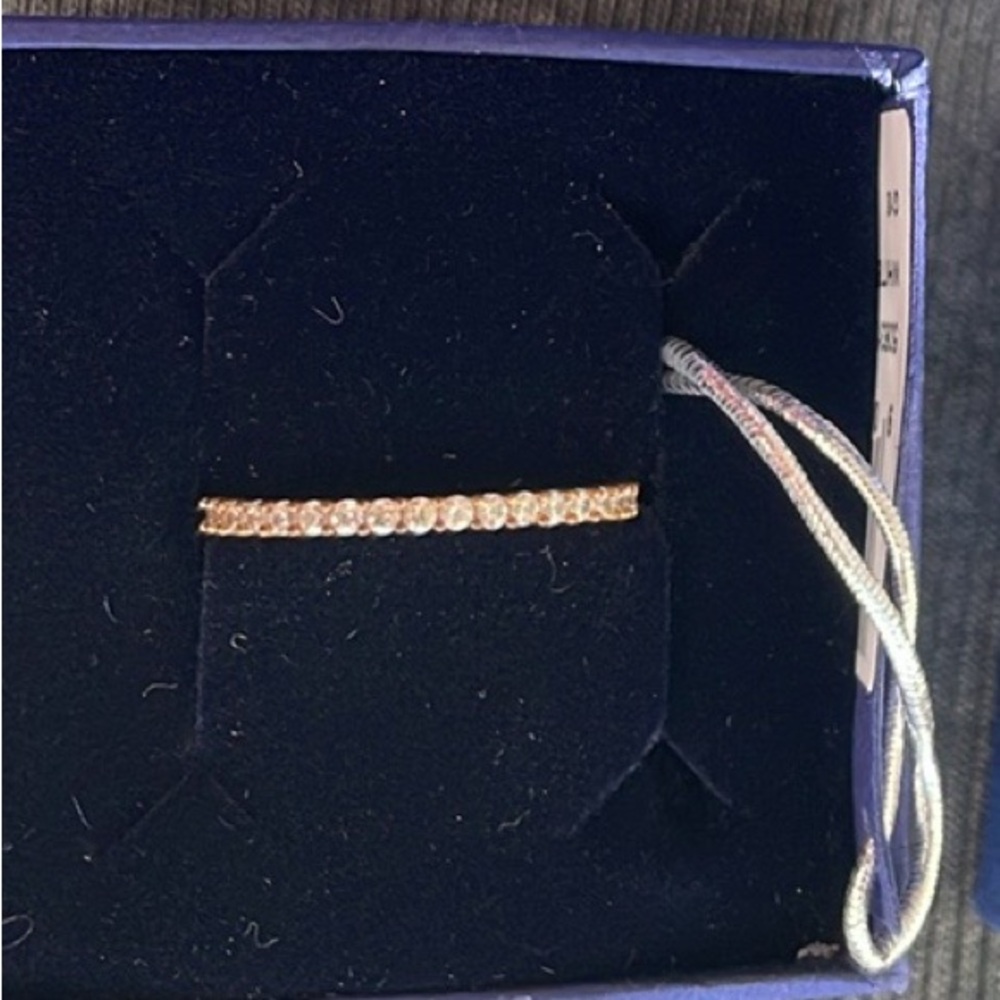 Swarovski Matrix Vittore ring eternity band size 55 ROSE GOLD eternity ring